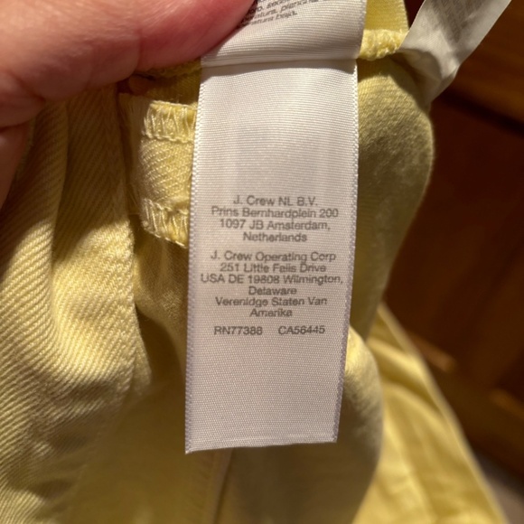 Madewell Baggy Straight Jeans Garment Dyed Edition in Yellow Size 32 - Picture 8 of 9